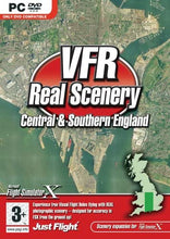 Load image into Gallery viewer, Just flight VFR Real Scenery: Central and  Southern England (PC DVD)
