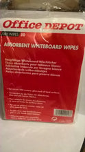 Load image into Gallery viewer, Office Depot Absorbent Whiteboard Wipes  ( 2 PACKS)
